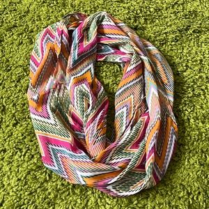 colorful infinity scarf